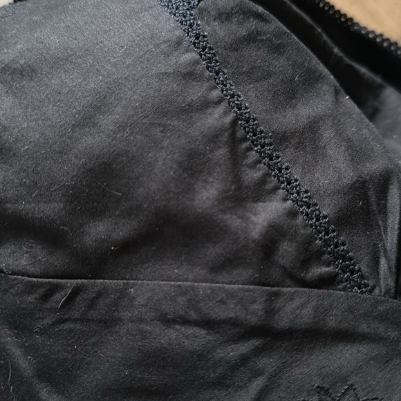 J. Crew Embroidered black 100% cotton halter midi dress Sz 6 - Picture 5 of 8